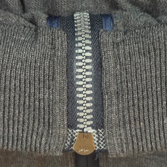 Paul & Shark Men's L Fleece Vest Gray Cool Touch Lined RIRI Italy Yachting - Picture 7 of 8